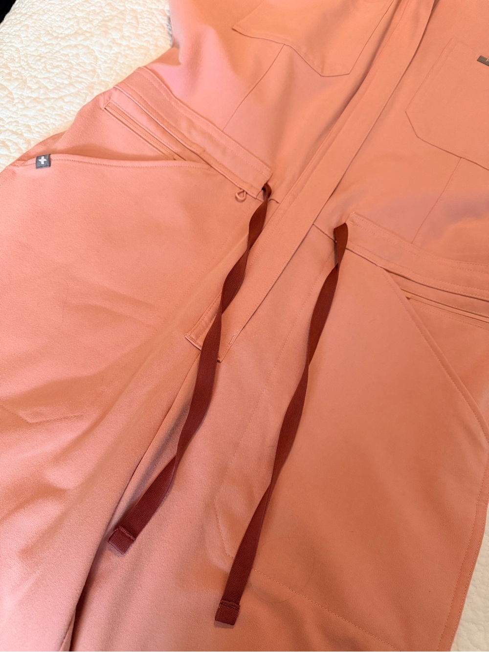 Figs Pink Sand Utility Jumpsuit - Picture 5 of 5